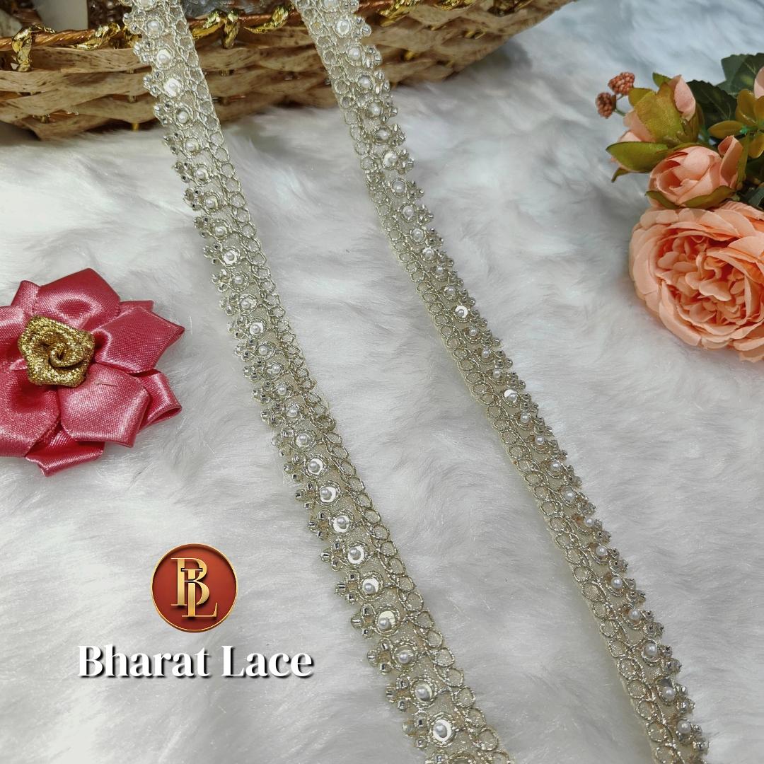 Tishue Golden Handwork Lace